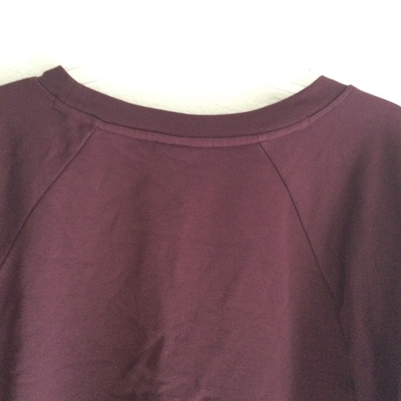 NIKE Women's Plus Versa Crew Embossed Crop Training Sweatshirt Sz 3X - Picture 11 of 13